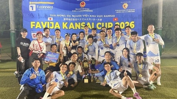 Giải bóng đá cộng đồng người Việt tại Nhật Bản hướng về Ngày sinh Chủ tịch Hồ Chí Minh