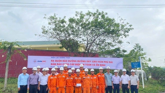 Lịch cúp điện Thành phố Huế hôm nay ngày 22/5/2026
