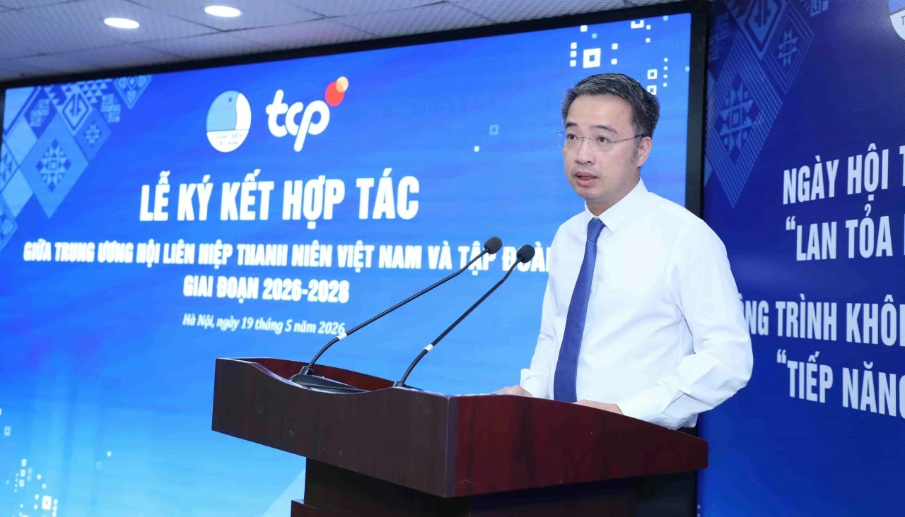 Trung ương Hội LHTN Việt Nam và Tập đoàn TCP đồng hành với tiếp năng lượng cho thế hệ trẻ giai đoạn 2026 - 2028