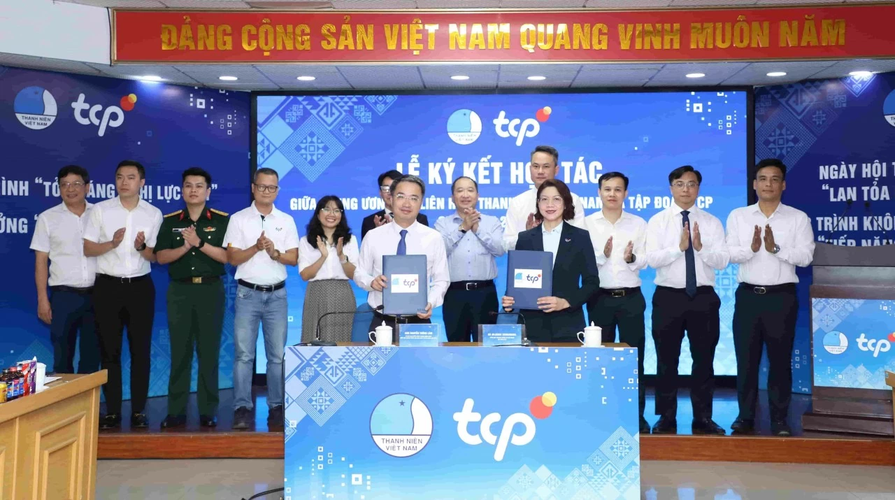 Trung ương Hội LHTN Việt Nam và Tập đoàn TCP đồng hành với tiếp năng lượng cho thế hệ trẻ giai đoạn 2026 - 2028