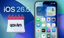 Cài lịch âm cho iOS 26.5 trên màn hình khóa đơn giản