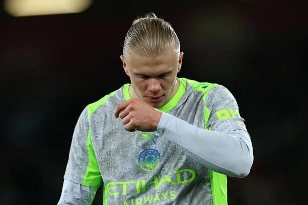 Haaland thất vọng ra mặt. (Nguồn: Getty Images)