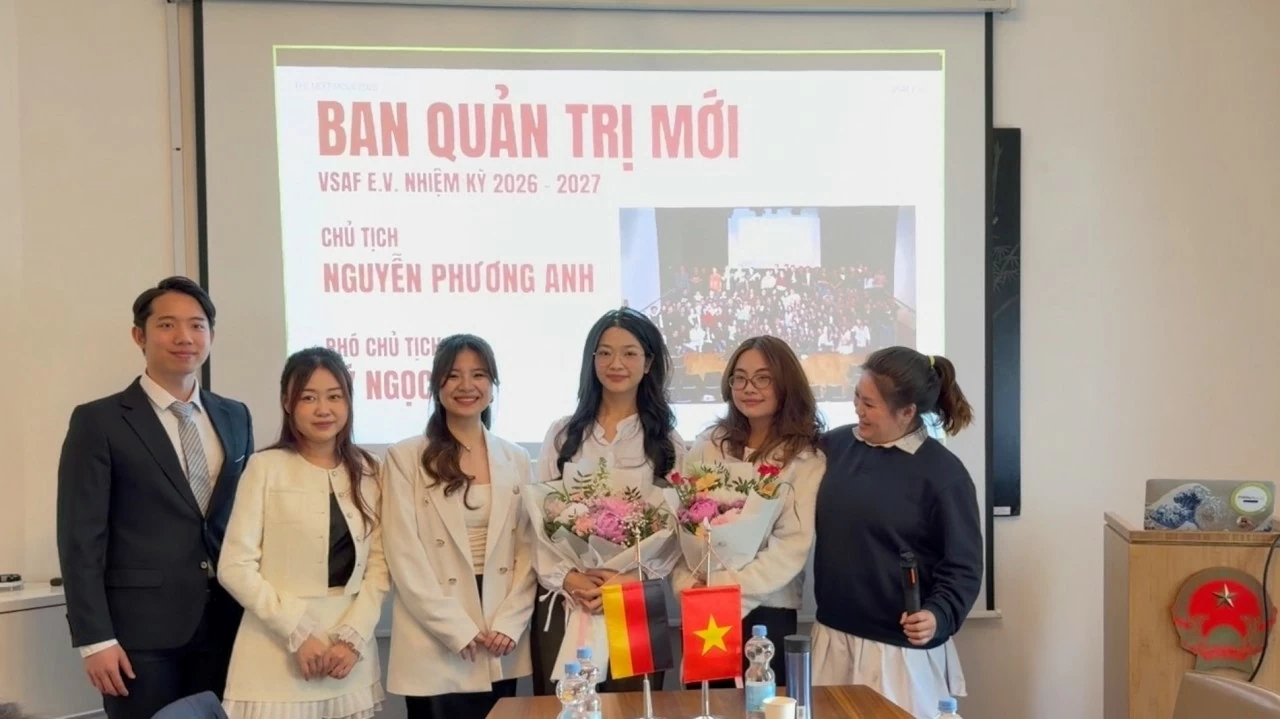 Ban quản trị mới Hội Sinh viên Việt Nam tại Frankfurt 