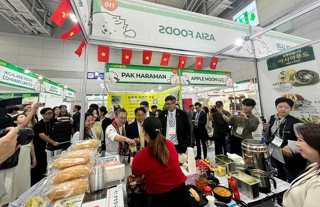 Quảng bá nông sản, thực phẩm Việt tại hội chợ ẩm thực toàn cầu ở Gwangju, Hàn Quốc