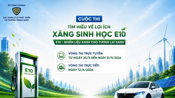 Phát động Cuộc thi tìm hiểu về lợi ích của xăng sinh học E10