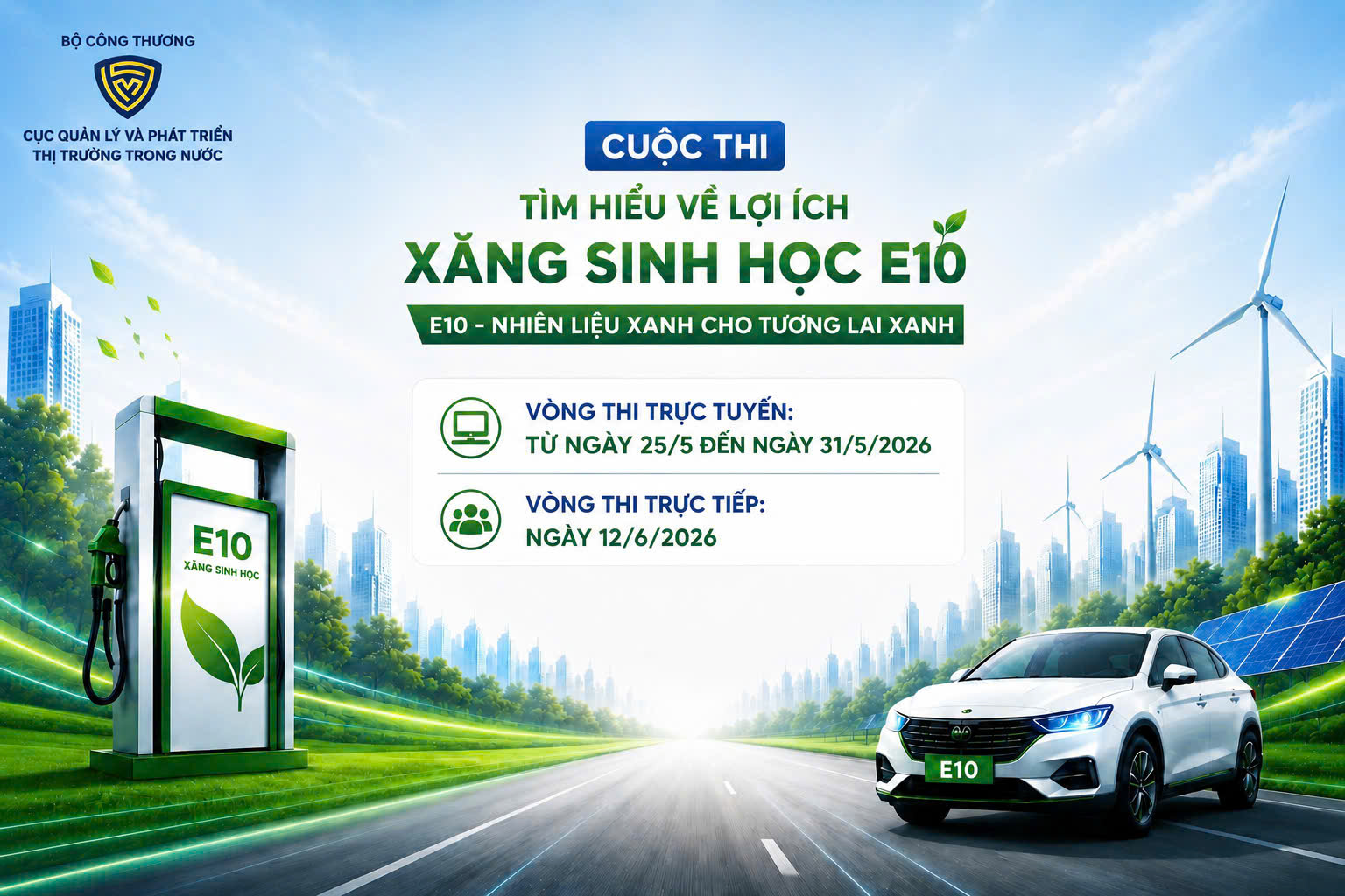 Phát động Cuộc thi tìm hiểu về lợi ích của xăng sinh học E10