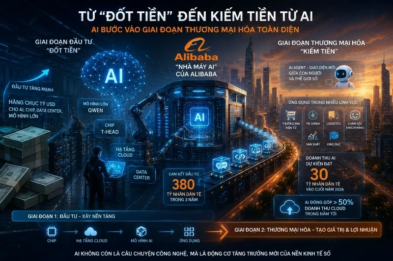 Từ đốt tiền đến kiếm tiền từ AI Từ đốt tiền đến kiếm tiền từ AI