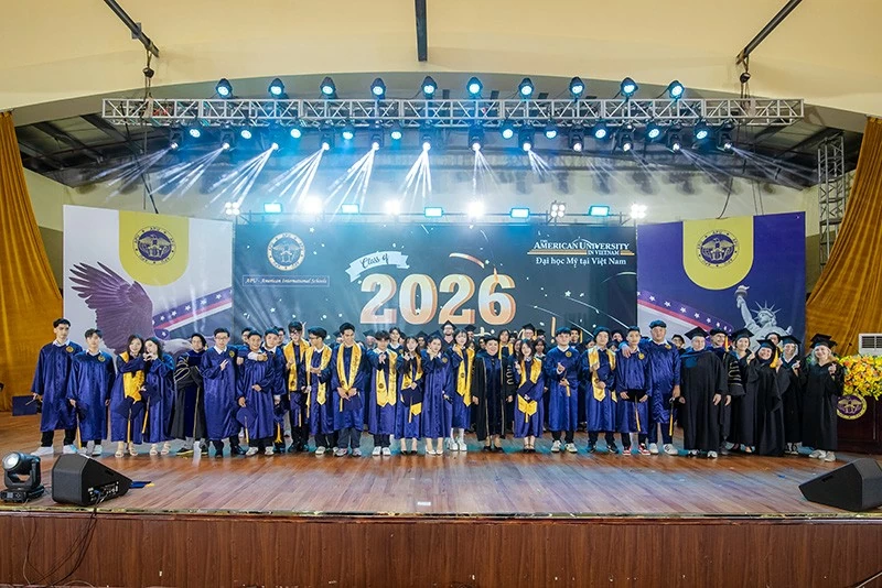 Hệ thống Trường Quốc tế Hoa Kỳ APU ghi dấu ấn với 30 triệu USD học bổng cho học sinh tốt nghiệp năm 2026 Hệ thống Trường Quốc tế Hoa Kỳ APU ghi dấu ấn với 30 triệu USD học bổng cho học sinh tốt nghiệp năm 2026