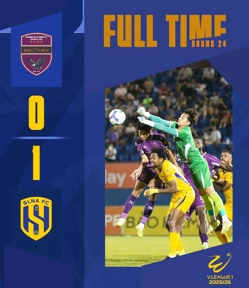 V-League vòng 24: CLB Hà Nội xếp thứ ba, Sông Lam Nghệ An trụ hạng V-League vòng 24: CLB Hà Nội xếp thứ ba, Sông Lam Nghệ An trụ hạng
