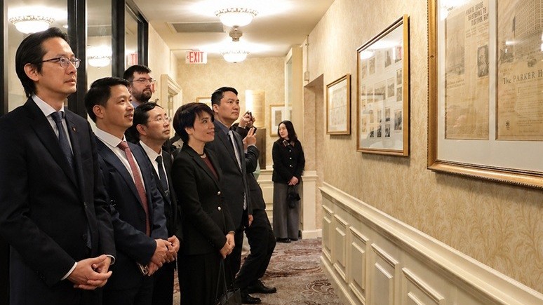 Thăm nơi Bác Hồ từng làm việc tại Boston (Hoa Kỳ) nhân dịp kỷ niệm 136 năm ngày sinh của Người