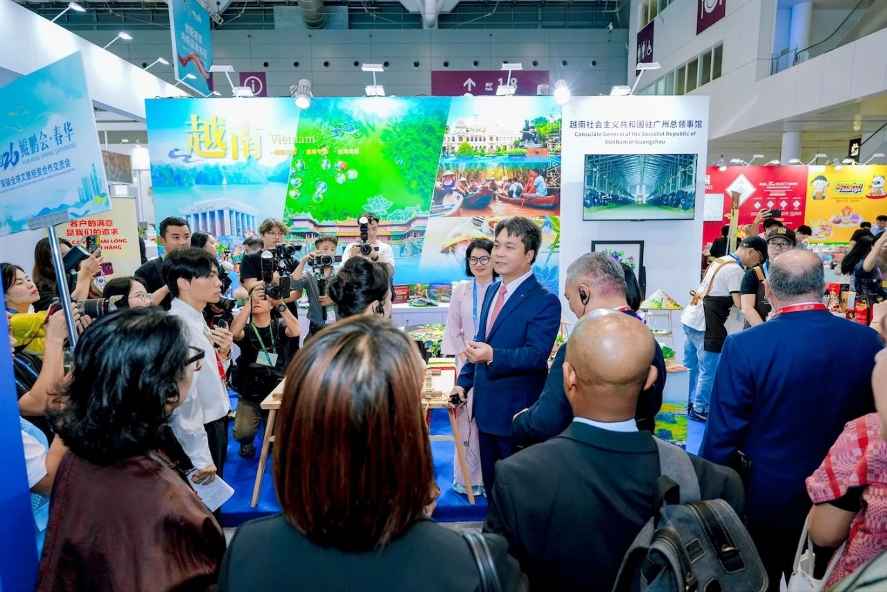 Đa sắc màu Không gian văn hoá Việt Nam tại Hội chợ Triển lãm Công nghiệp Văn hóa Quốc tế lần thứ 22