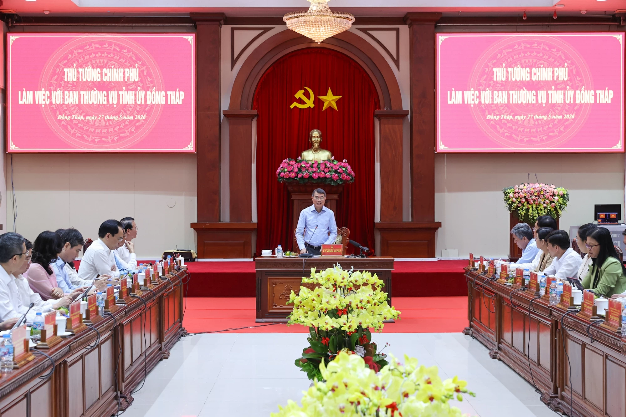 Thủ tướng Lê Minh Hưng: Đồng Tháp cần xác định mô hình tăng trưởng mới