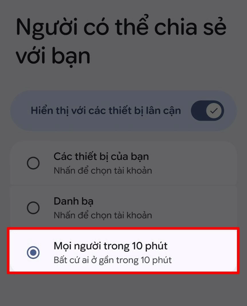 Trên điện thoại vivo, mở tính năng Chia sẻ nhanh. Trên điện thoại vivo, mở tính năng Chia sẻ nhanh.
