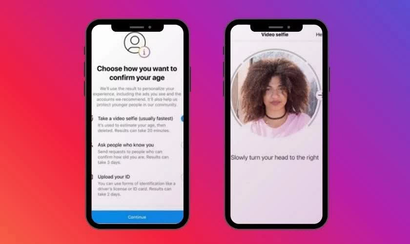 Xác minh danh tính bằng ảnh selfie. Xác minh danh tính bằng ảnh selfie.