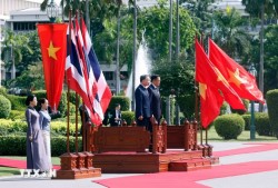 Lễ đón Tổng Bí thư, Chủ tịch nước Tô Lâm và Phu nhân thăm chính thức Vương quốc Thái Lan