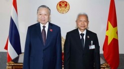 Tổng Bí thư, Chủ tịch nước Tô Lâm hội kiến Chủ tịch Quốc hội Thái Lan Sophon Saram
