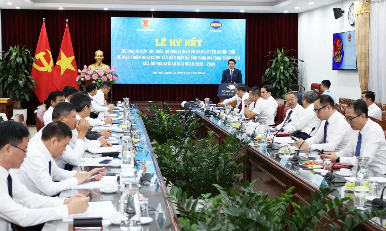 Toàn cảnh Hội nghị Tổng kết kế hoạch số 03/KH-BNG-BCYCP giai đoạn 2023-2025. (Ảnh: Thành Long)