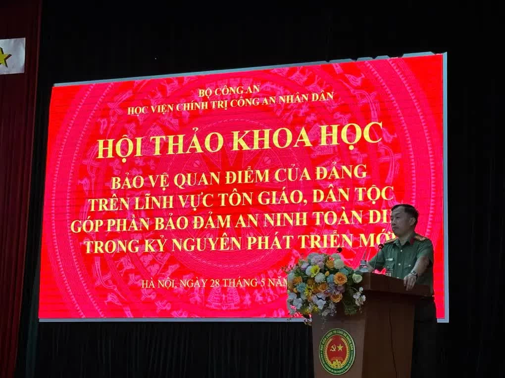 Bảo vệ quan điểm của Đảng trên lĩnh vực tôn giáo, dân tộc góp phần bảo đảm an ninh toàn diện trong kỷ nguyên phát triển mới