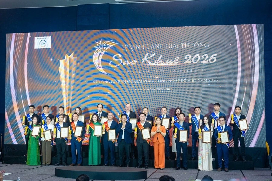 Sao Khuê 2026: Vinh danh 123 giải pháp công nghệ Việt giúp phát triển kinh tế số