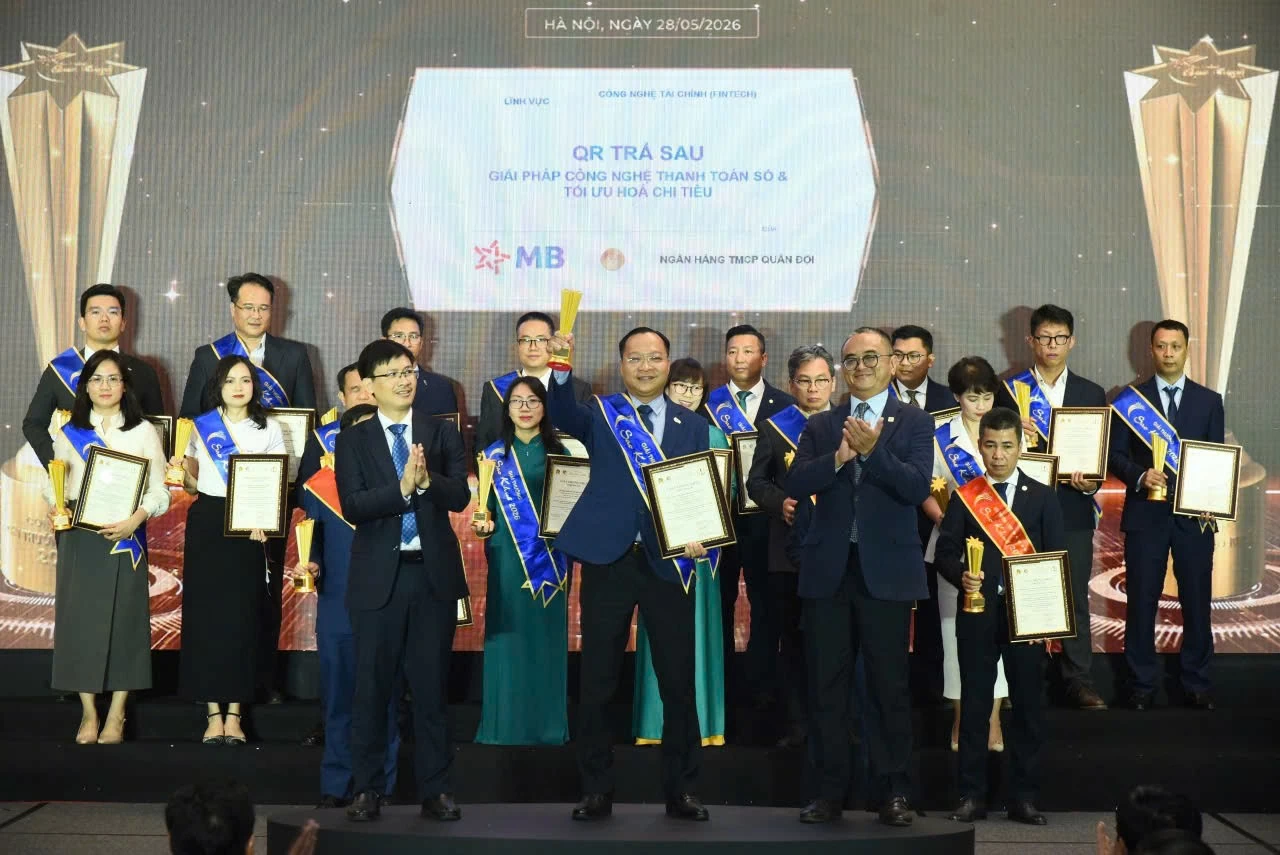 QR trả sau - Giải pháp công nghệ thanh toán số và tối ưu hoá chi tiêu nhận giải Sao Khuê 2026.