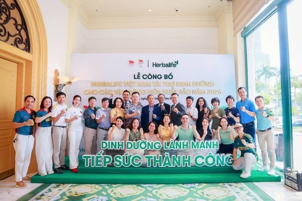 Herbalife Việt Nam tiếp tục tài trợ sản phẩm dinh dưỡng cho các vận động viên xuất sắc Việt Nam năm 2026 Herbalife Việt Nam tiếp tục tài trợ sản phẩm dinh dưỡng cho các vận động viên xuất sắc Việt Nam năm 2026