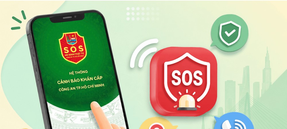 Sử dụng ứng dụng SOS ANTT để gửi tin khẩn cấp dễ dàng