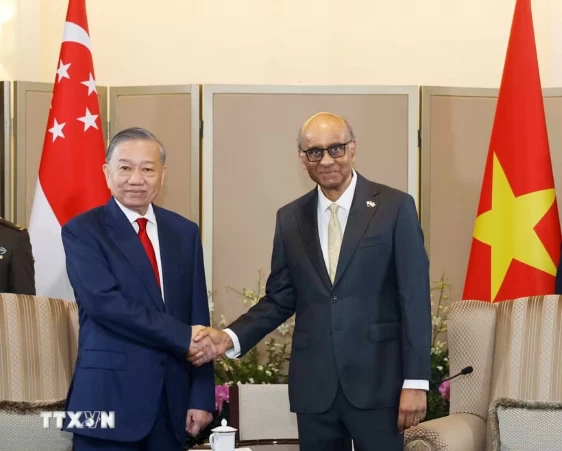 Tổng Bí thư, Chủ tịch nước Tô Lâm hội đàm với Tổng thống Singapore Tharman Shanmugaratnam Tổng Bí thư, Chủ tịch nước Tô Lâm hội đàm với Tổng thống Singapore Tharman Shanmugaratnam
