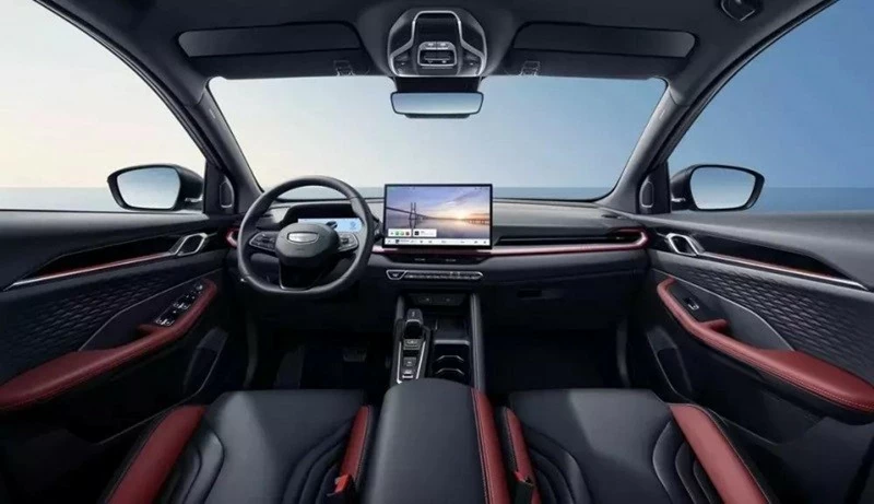 Không gian nội thất là khu vực thay đổi rõ rệt nhất trên Geely Coolray 2026.