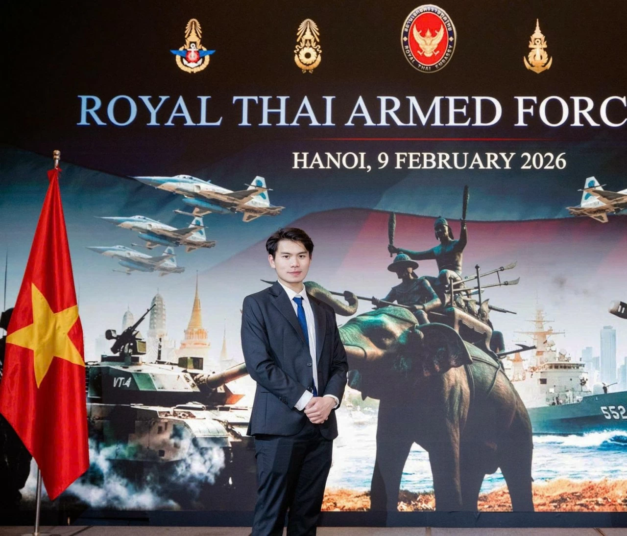 Anh Kiều Thanh Hiếu, đang công tác tại Đại sứ quán Thái Lan tại Việt Nam