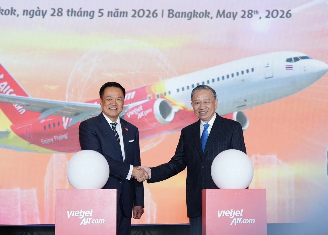 Chào mừng chuyến thăm của Tổng Bí thư, Chủ tịch nước Tô Lâm, Vietjet công bố các dấu mốc chiến lược tại Thái Lan