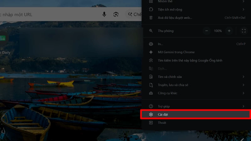 Mở Google Chrome, nhấn vào biểu tượng ba chấm Mở Google Chrome, nhấn vào biểu tượng ba chấm