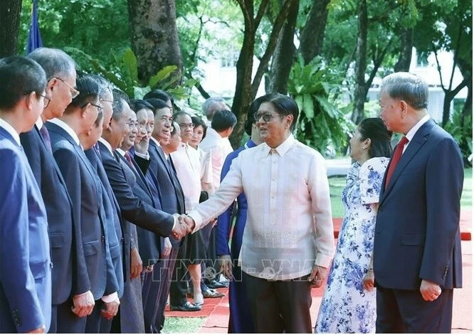 Lễ đón Tổng Bí thư, Chủ tịch nước Tô Lâm thăm cấp Nhà nước Philippines Lễ đón Tổng Bí thư, Chủ tịch nước Tô Lâm thăm cấp Nhà nước Philippines