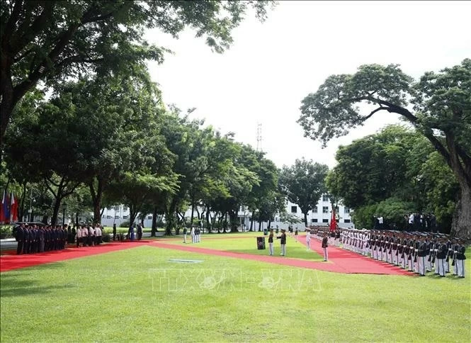 Lễ đón Tổng Bí thư, Chủ tịch nước Tô Lâm thăm cấp Nhà nước Philippines