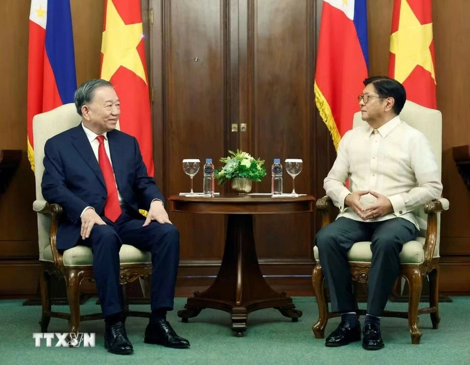 Tổng Bí thư, Chủ tịch nước Tô Lâm hội đàm với Tổng thống Philippines
