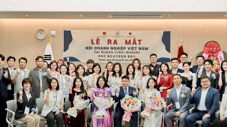 Lễ ra mắt Hội Doanh nghiệp Việt Nam tại Busan (Hàn Quốc)
