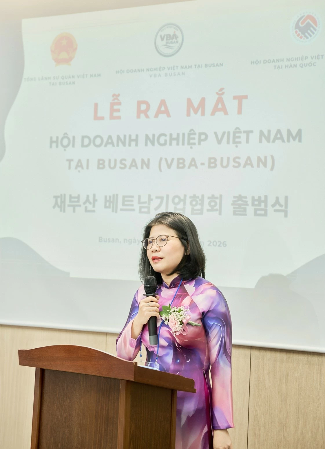 Lễ ra mắt Hội Doanh nghiệp Việt Nam tại Busan (Hàn Quốc)