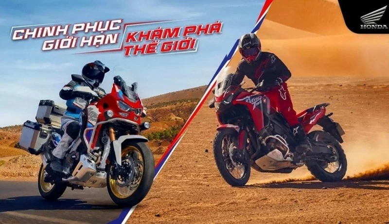 Honda Africa Twin 2026 dự kiến có mặt tại các cửa hàng Honda DreamWing trên toàn quốc từ ngày 15/6/2026. Honda Africa Twin 2026 dự kiến có mặt tại các cửa hàng Honda DreamWing trên toàn quốc từ ngày 15/6/2026.