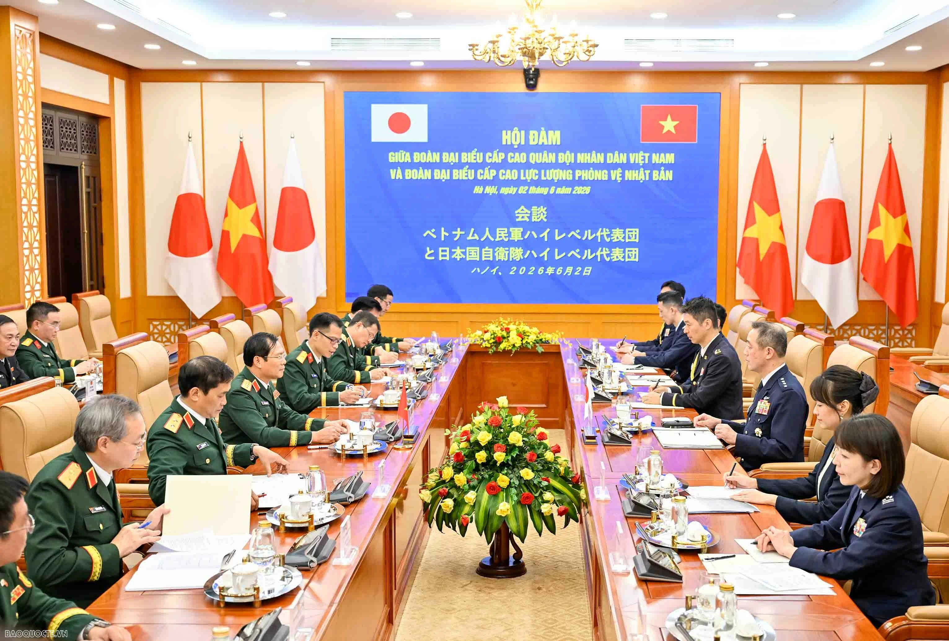 Việt Nam sẵn sàng tiếp nhận học viên quốc phòng Nhật Bản sang học tiếng Việt