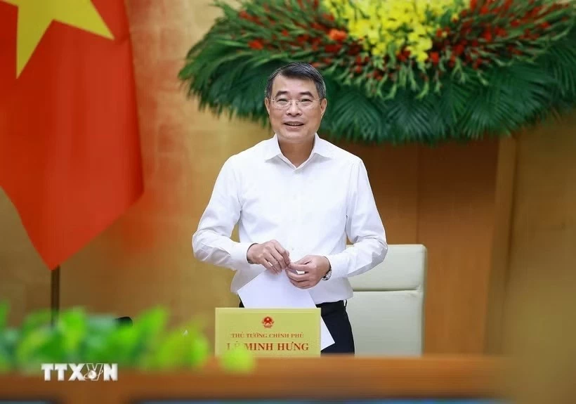 Thủ tướng Chính phủ Lê Minh Hưng: Tập trung thực hiện đồng bộ các giải pháp thúc đẩy tăng trưởng Thủ tướng Chính phủ Lê Minh Hưng: Tập trung thực hiện đồng bộ các giải pháp thúc đẩy tăng trưởng