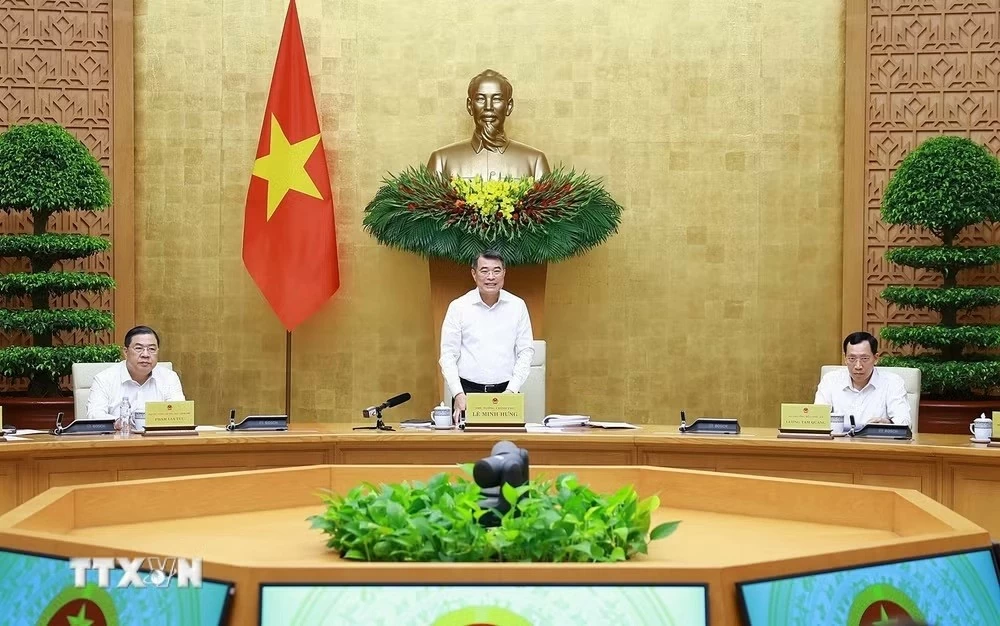 Thủ tướng Chính phủ Lê Minh Hưng: Tập trung thực hiện đồng bộ các giải pháp thúc đẩy tăng trưởng Thủ tướng Chính phủ Lê Minh Hưng: Tập trung thực hiện đồng bộ các giải pháp thúc đẩy tăng trưởng