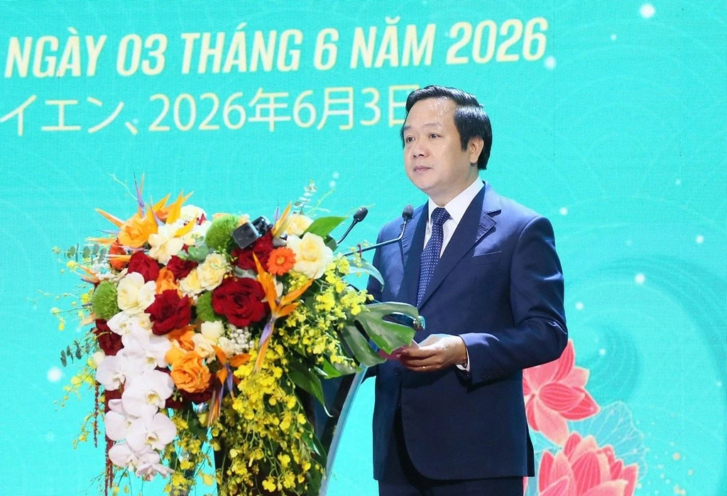 Bí thư Tỉnh uỷ Hưng Yên Phạm Quang Ngọc phát biểu tại Chương trình.