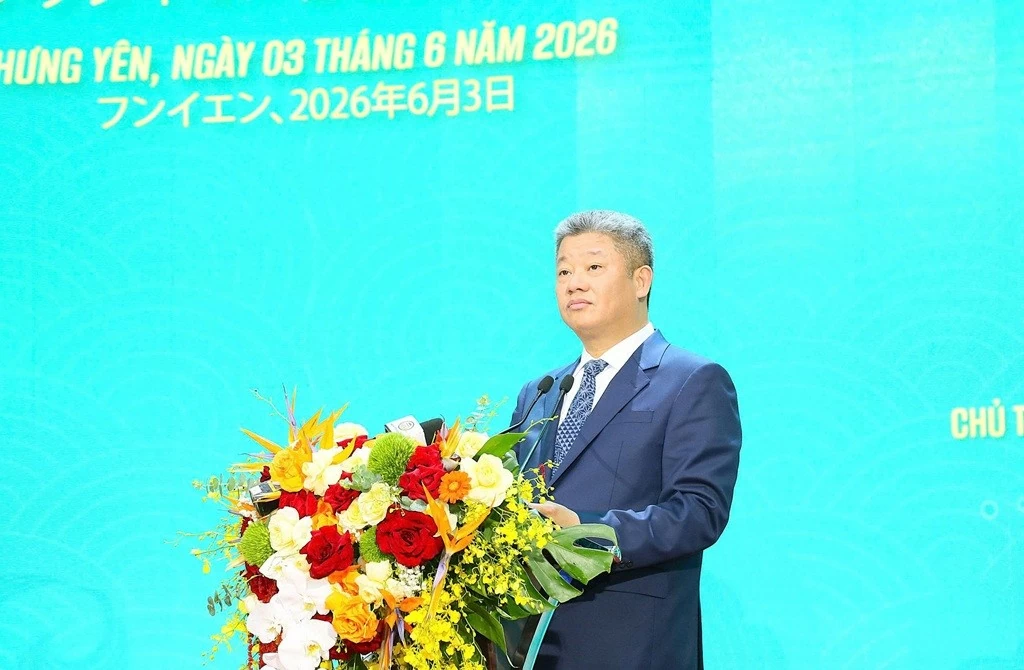 Chủ tịch UBND tỉnh Hưng Yên Nguyễn Mạnh Quyền phát biểu kết luận Chương trình.