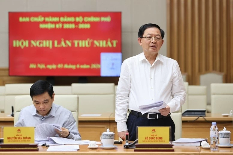 Đồng chí Lê Minh Hưng chủ trì hội nghị Ban Chấp hành Đảng bộ Chính phủ Đồng chí Lê Minh Hưng chủ trì hội nghị Ban Chấp hành Đảng bộ Chính phủ