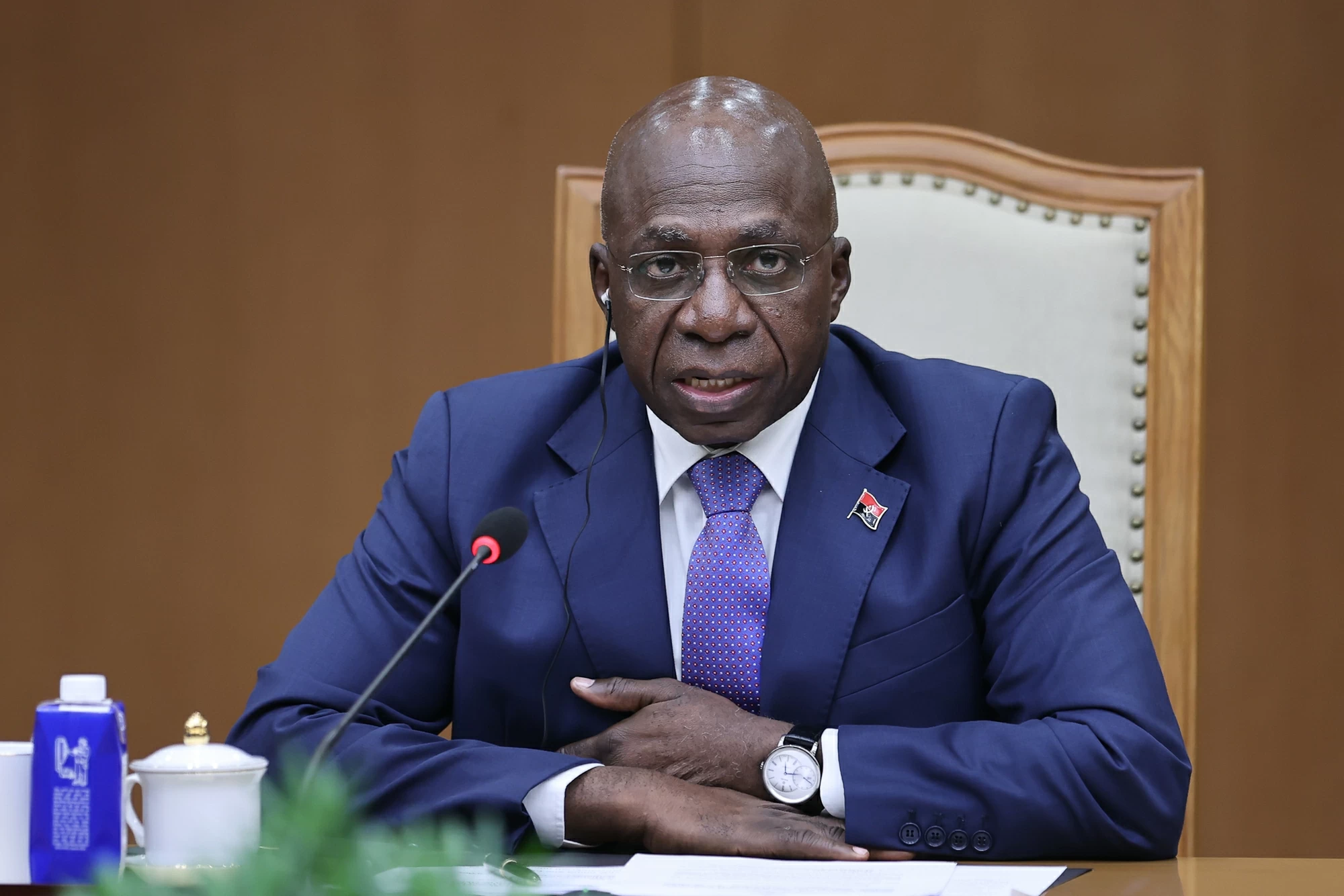 Thủ tướng Lê Minh Hưng: Đề nghị Angola tiếp tục hỗ trợ Tập đoàn Công nghiệp - Năng lượng Quốc gia và các doanh nghiệp Việt Nam Thủ tướng Lê Minh Hưng: Đề nghị Angola tiếp tục hỗ trợ Tập đoàn Công nghiệp - Năng lượng Quốc gia và các doanh nghiệp Việt Nam