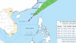 Dự báo thời tiết: Áp thấp nhiệt đới di chuyển theo hướng Đông Bắc, cách đặc khu Hoàng Sa khoảng 650km