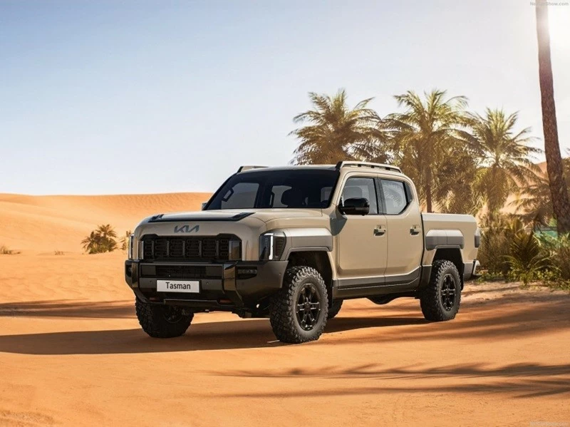 Kia Tasman sở hữu phong cách hoàn toàn khác biệt so với phần lớn các mẫu xe Kia hiện nay.