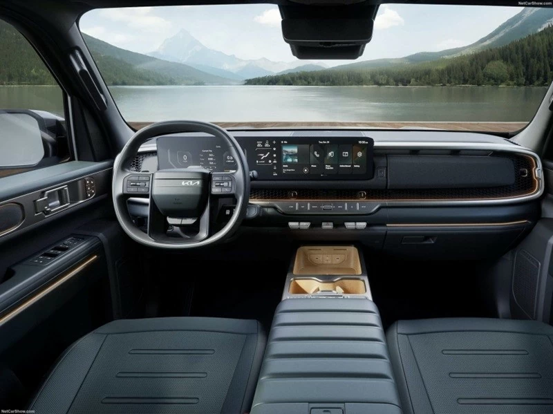Khoang nội thất Tasman mang nhiều nét của một mẫu SUV hiện đại hơn là bán tải truyền thống. 