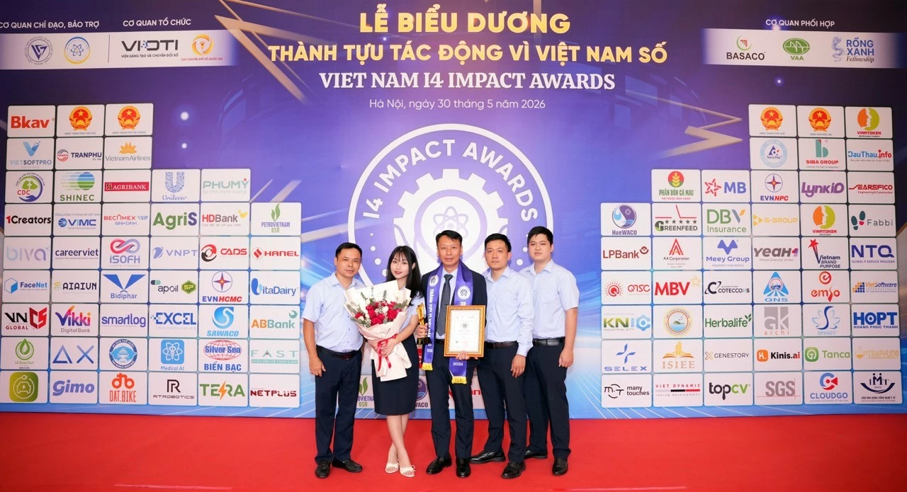DBV khẳng định vị thế tiên phong chuyển đổi số với dấu ấn kép tại Vietnam I4 Impact Awards 2026