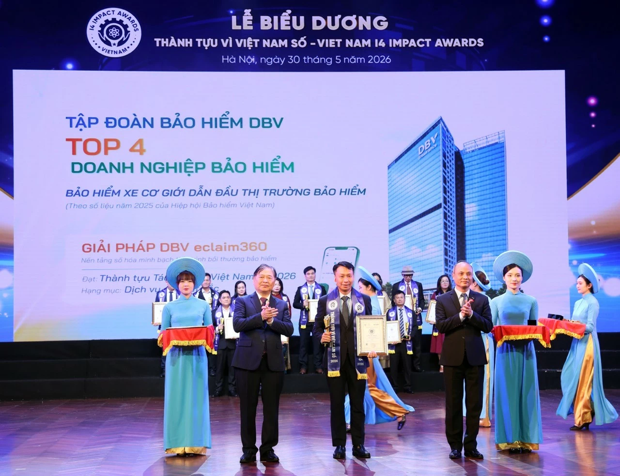 DBV khẳng định vị thế tiên phong chuyển đổi số với dấu ấn kép tại Vietnam I4 Impact Awards 2026