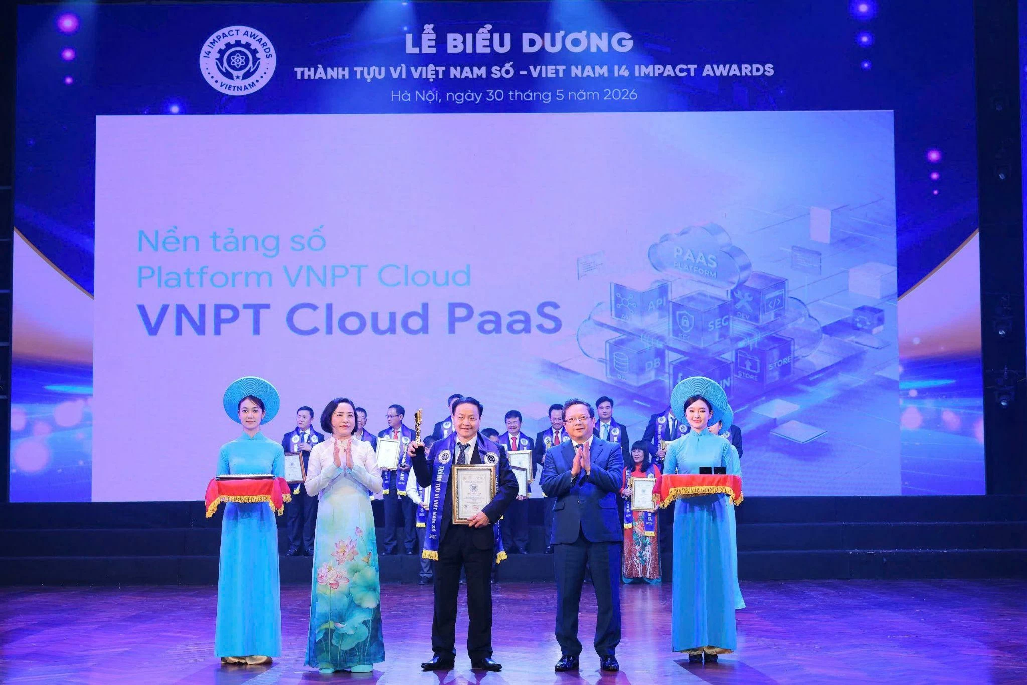 VNPT Cloud nhận giải Nền tảng số xuất sắc tại Viet Nam I4 Impact Awards 2026